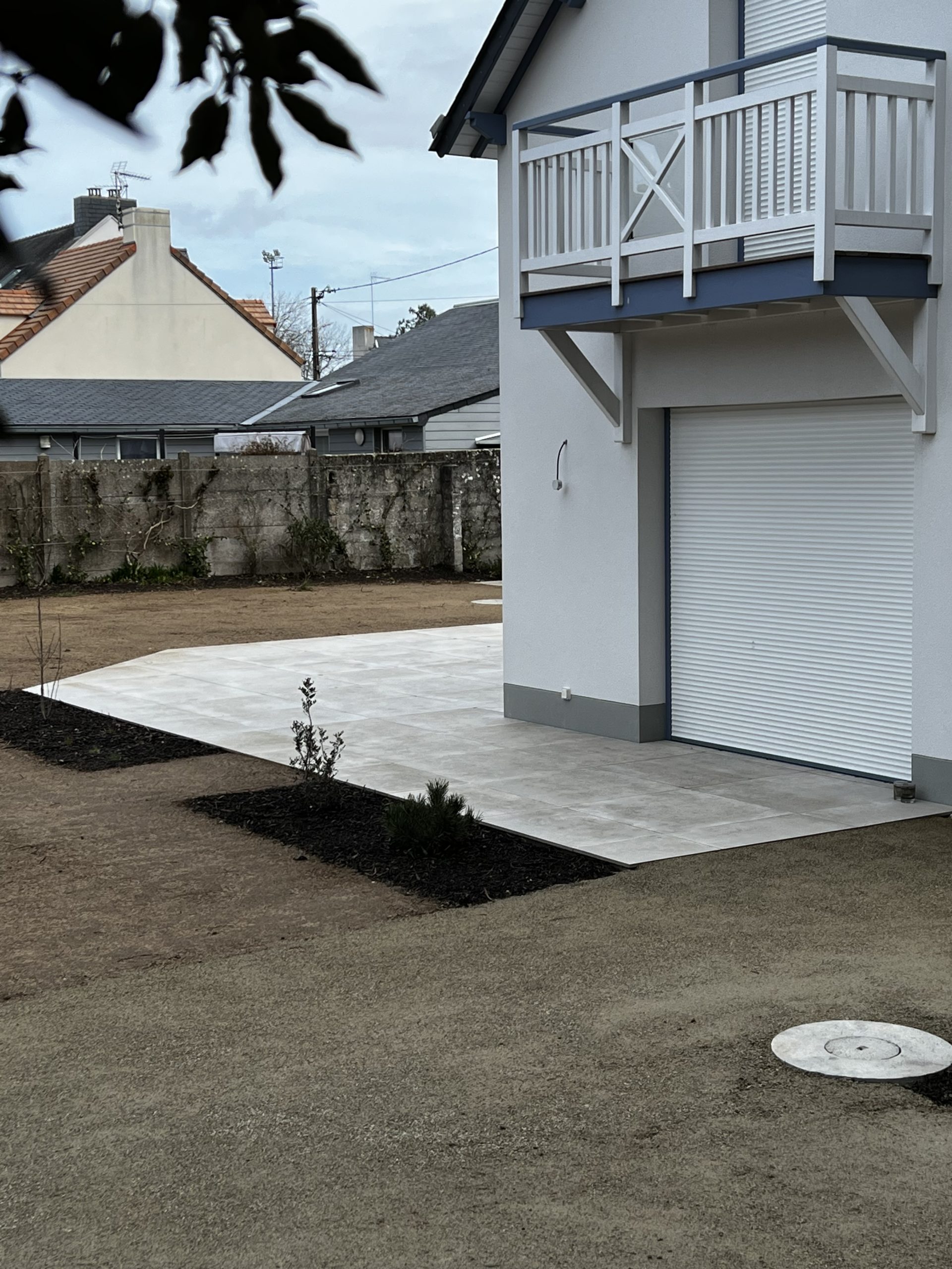 Terrasse carrelages sur plots